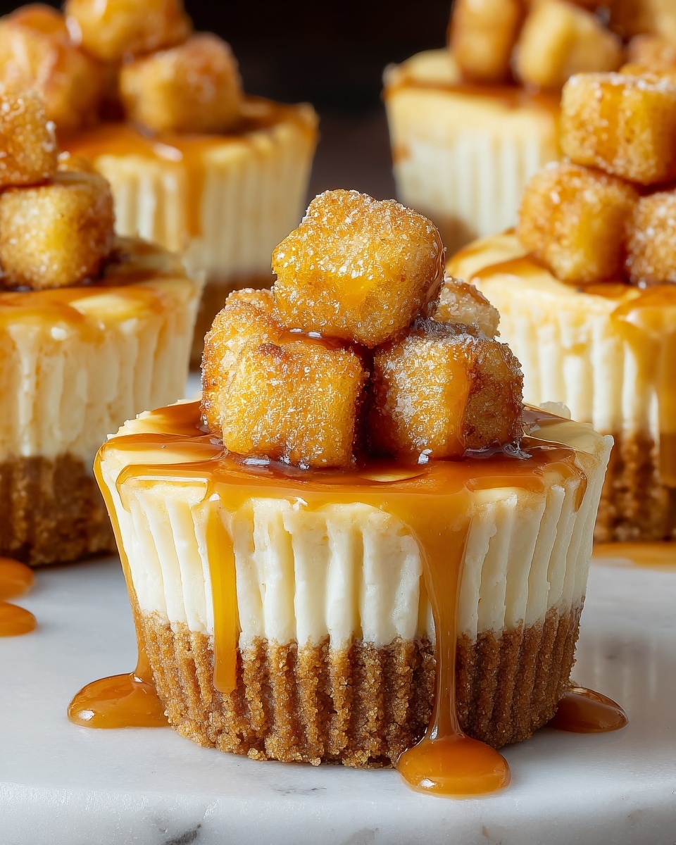 Caramel Apple Cheesecake Cups Recipe - Recipe Image