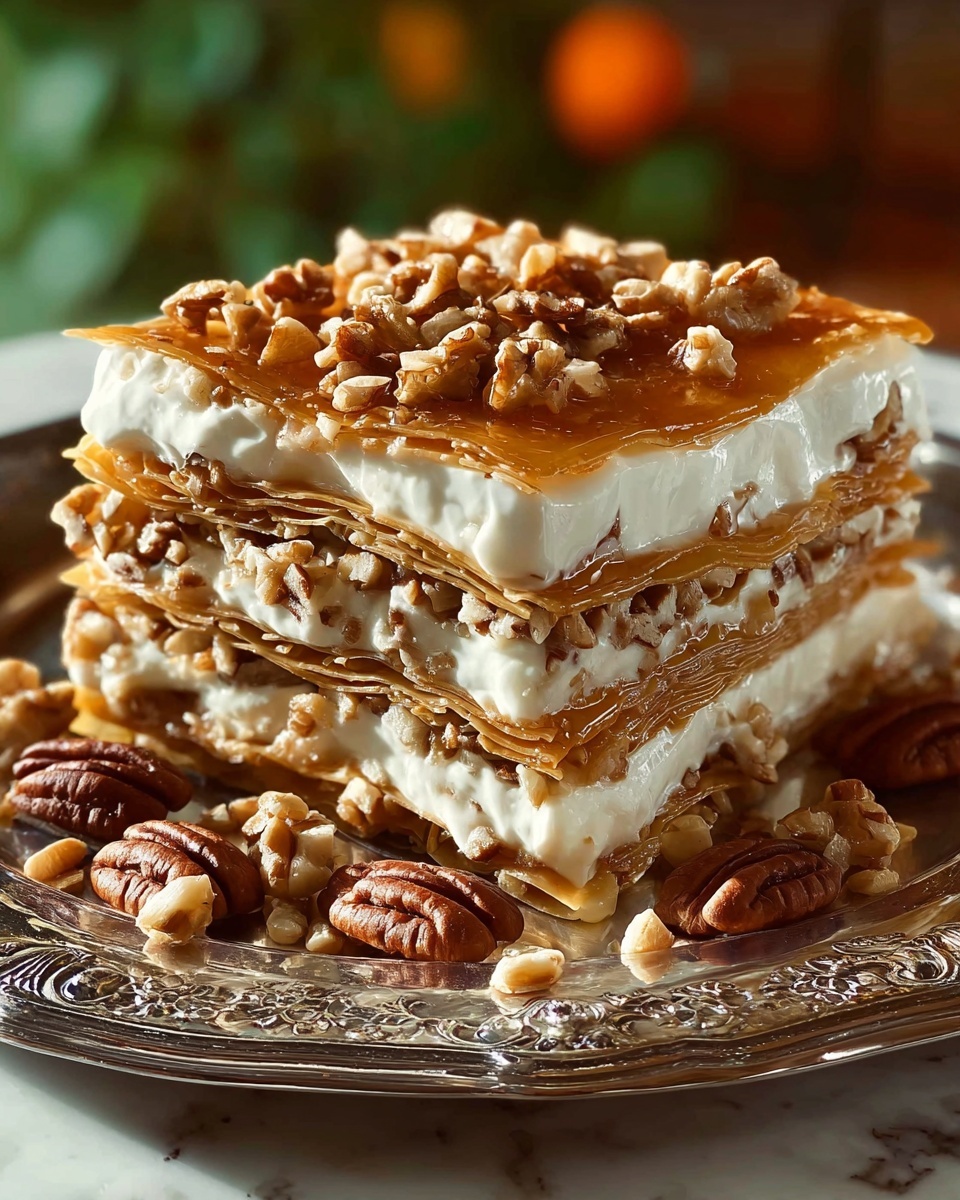 Southern Charm Pecan Pie Lasagna Recipe - Recipe Image