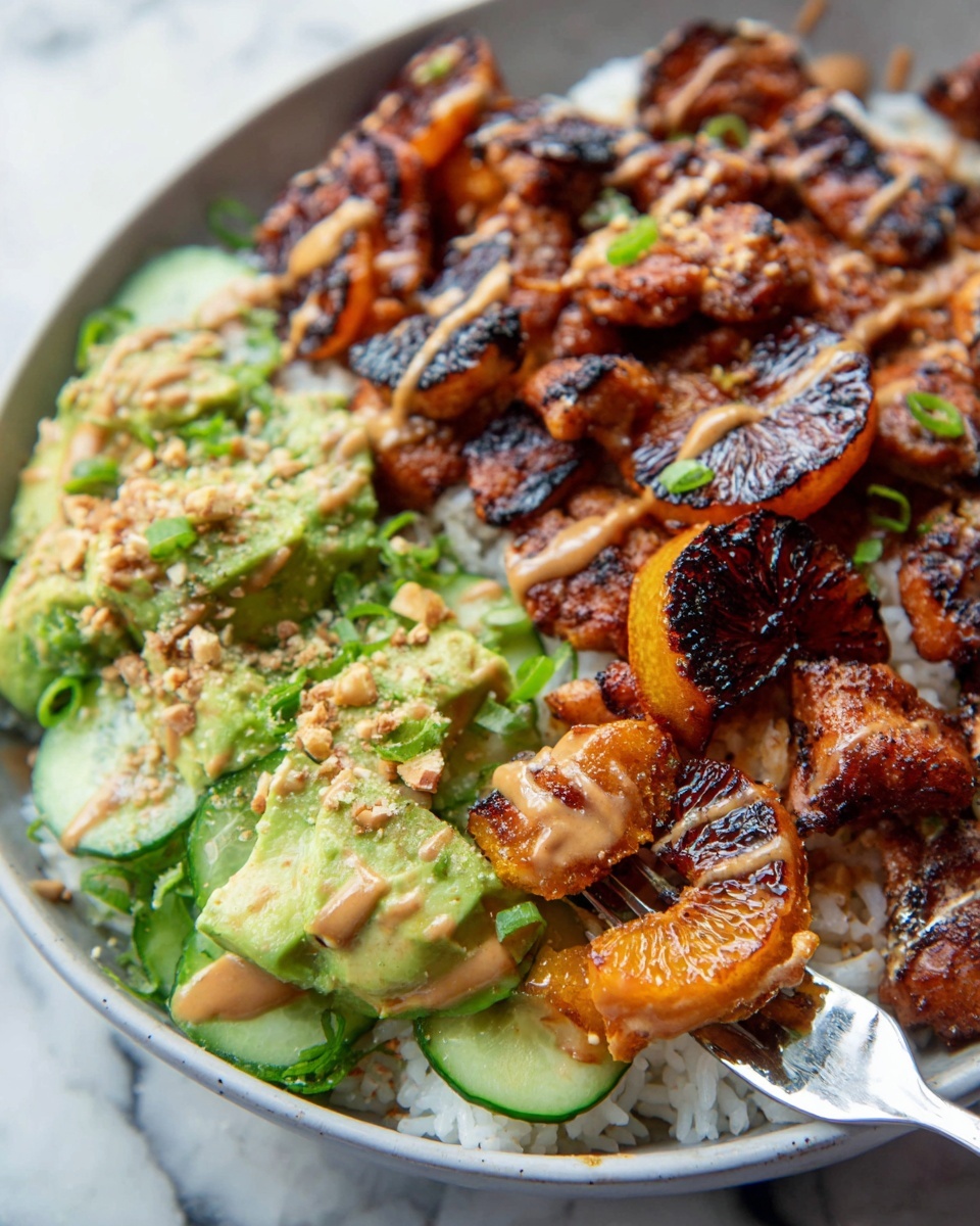 Spicy Chicken Yum Yum Rice Bowls Recipe - Recipe Image