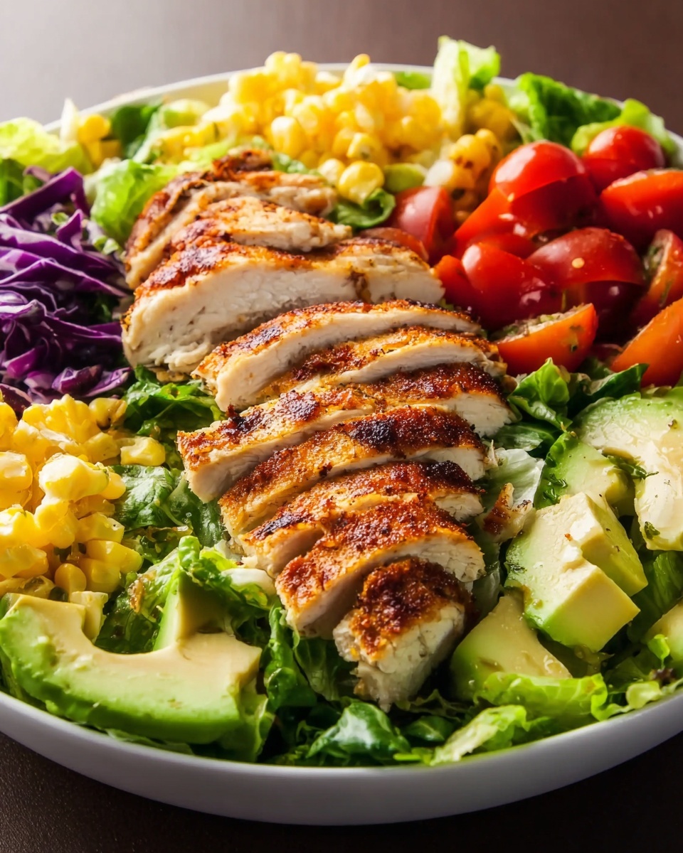 Easy Chicken Cobb Salad Recipe - Recipe Image