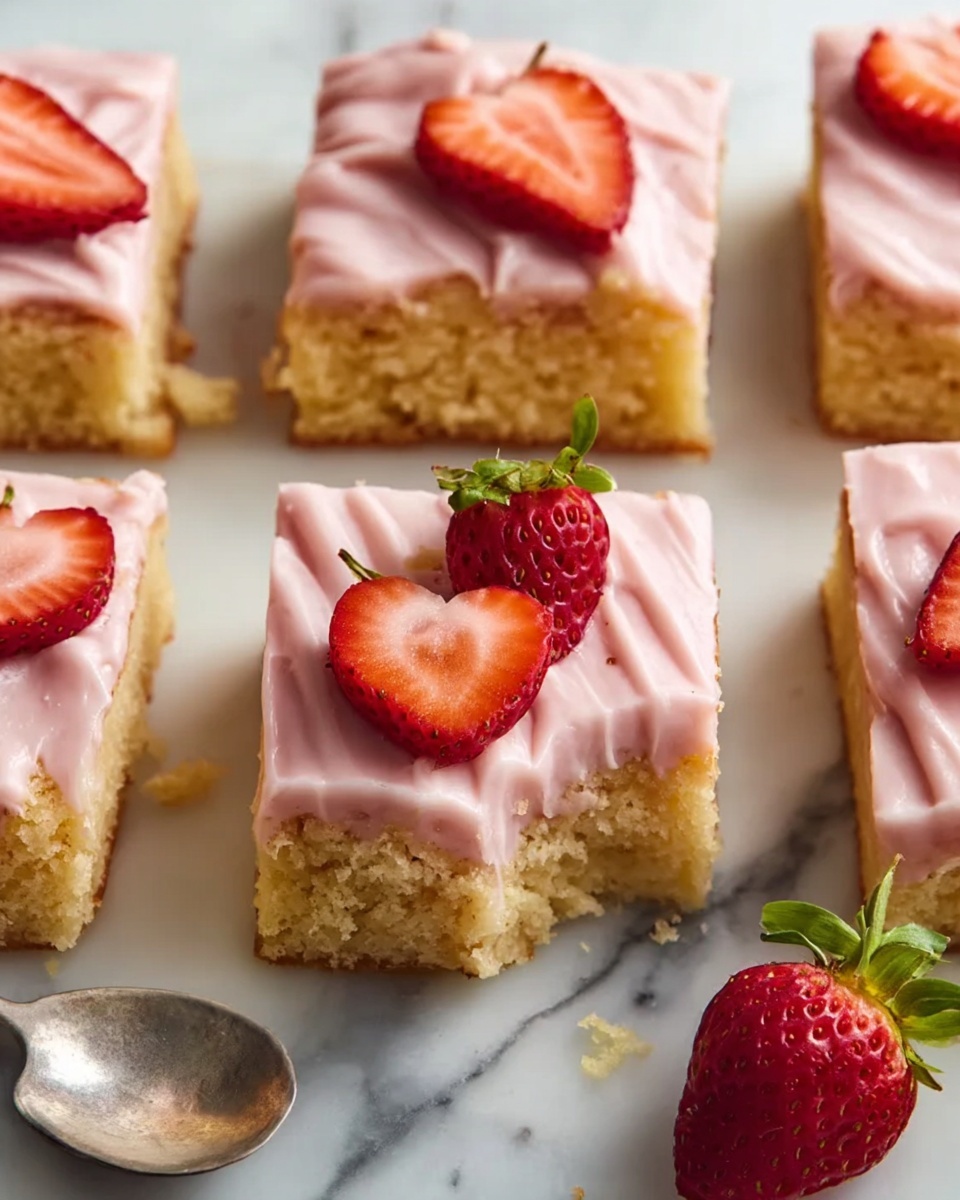 Homemade Strawberry Blondies with a Twist Recipe - Recipe Image