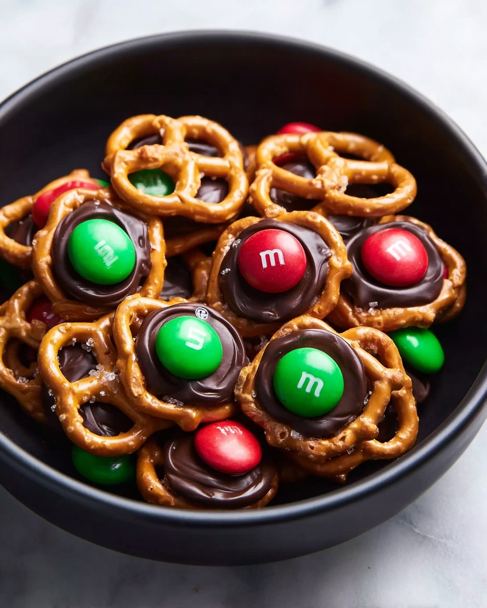 Pretzel Rolo M&M Bites Recipe - Recipe Image