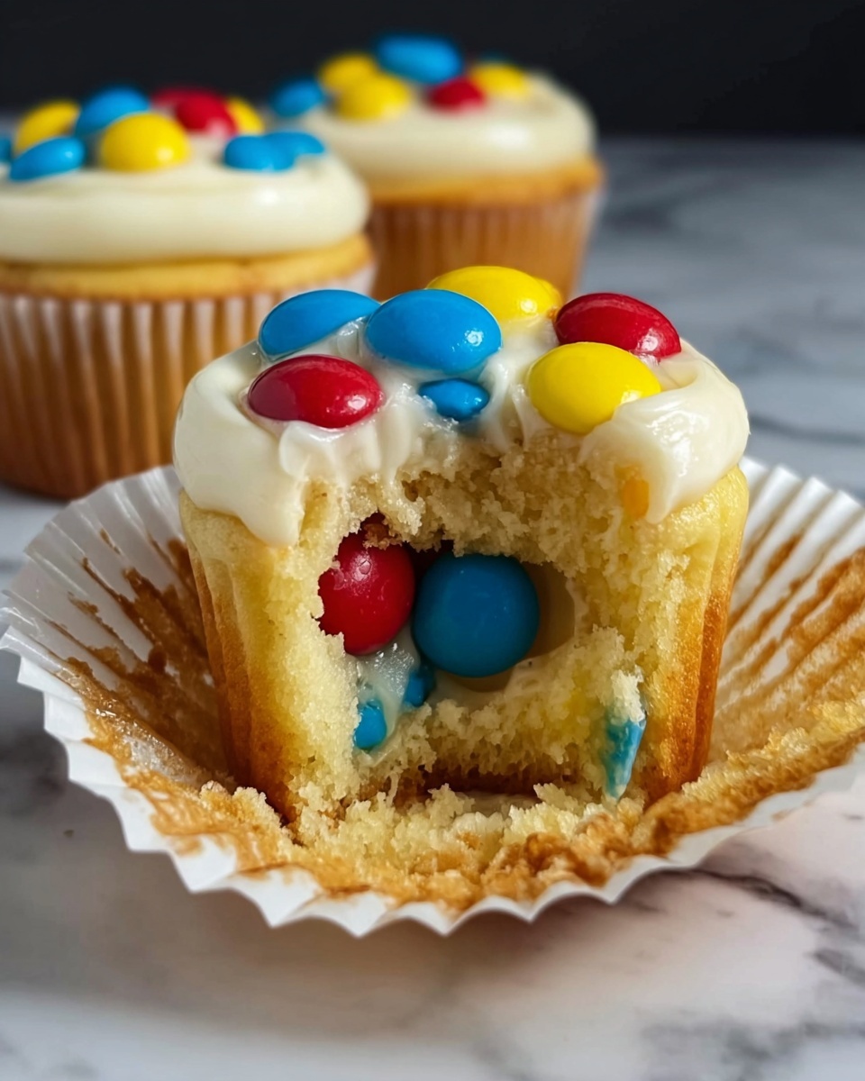 M&M Cupcakes Recipe - Recipe Image