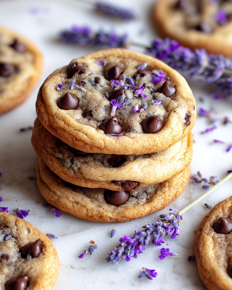 Lavender Chocolate Chip Cookies Recipe - Recipe Image
