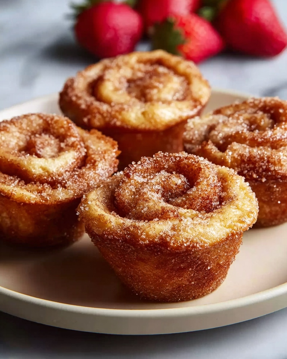 Baked Cinnamon Sugar French Toast Muffins Recipe - Recipe Image