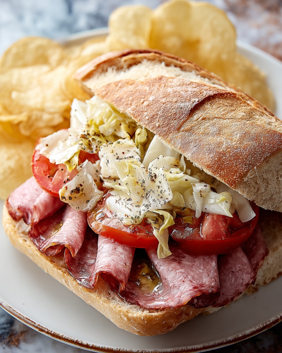 Chopped Italian Sandwich Recipe - Recipe Image