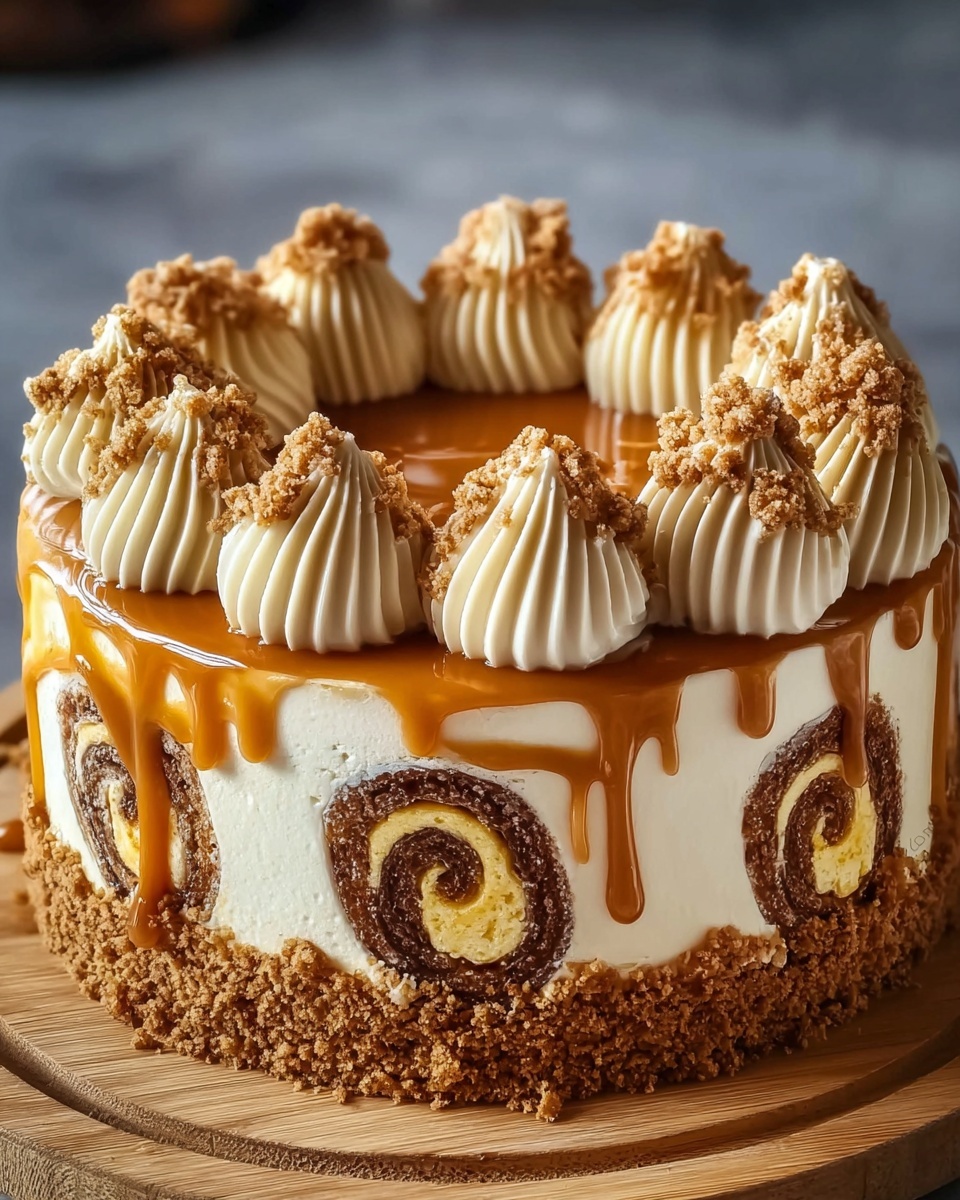 Coffee Cake Roll with KahlĂșa-Stabilized Whipped Cream Recipe - Recipe Image