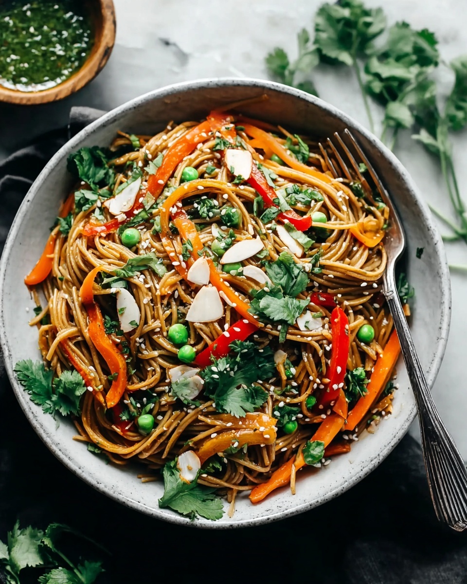 Spicy Peanut Soba Noodle Salad Recipe - Recipe Image