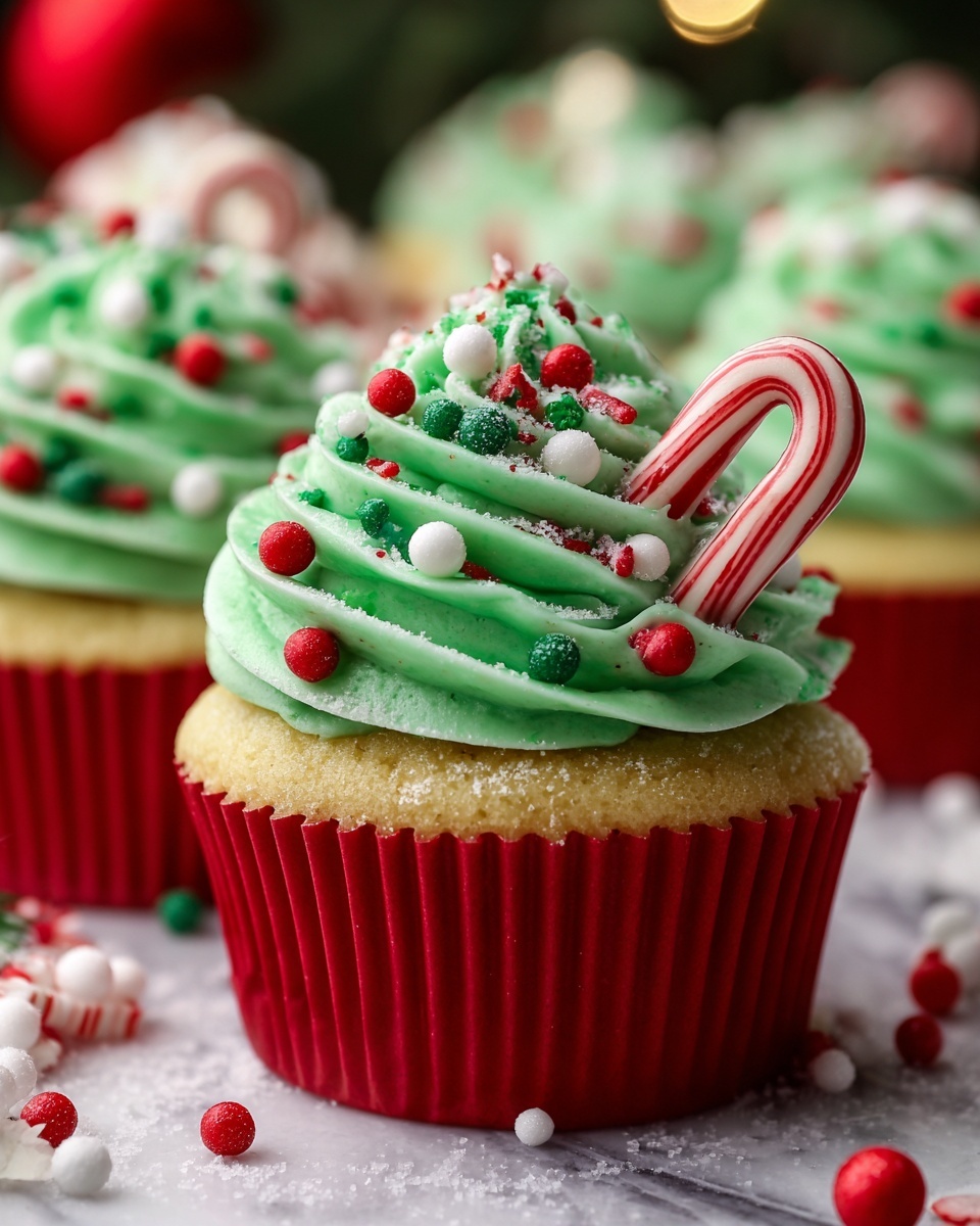 Easy Christmas Cupcakes Recipe - Recipe Image