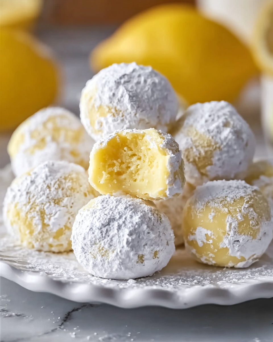 Lemon White Chocolate Truffles Recipe - Recipe Image