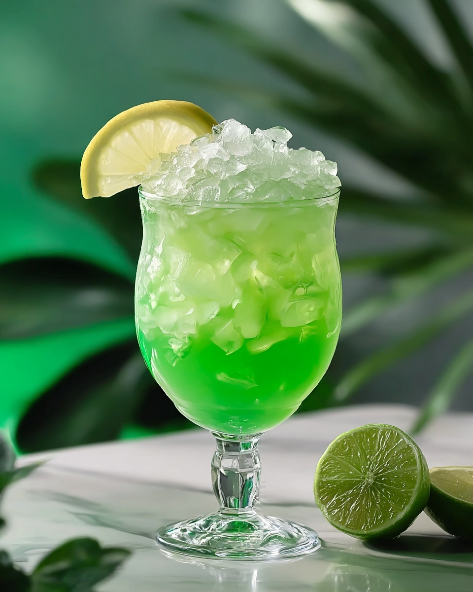 Green Gator Cocktail – A Refreshing Tropical Delight Recipe - Recipe Image