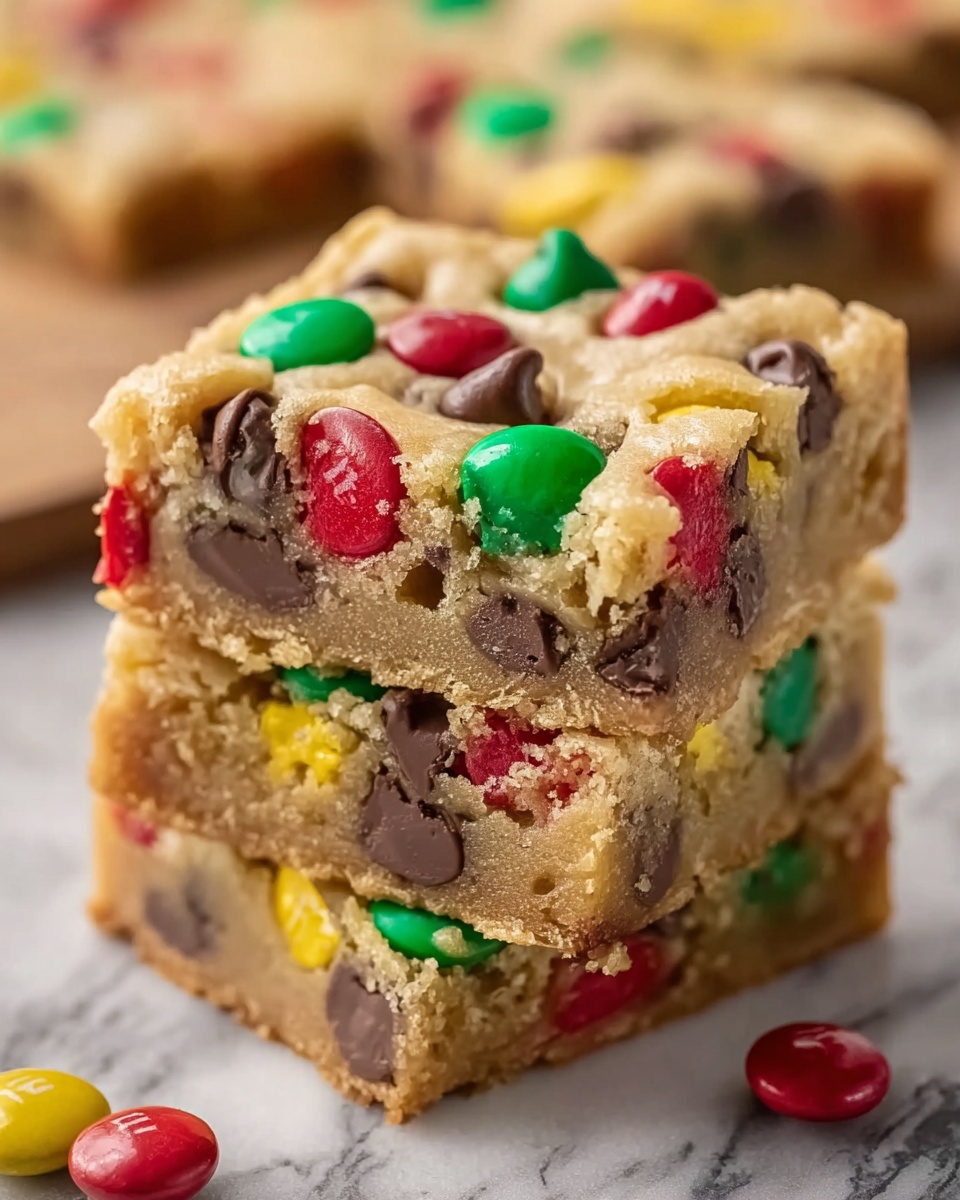 Holiday Cake Mix Cookie Bars Recipe - Recipe Image