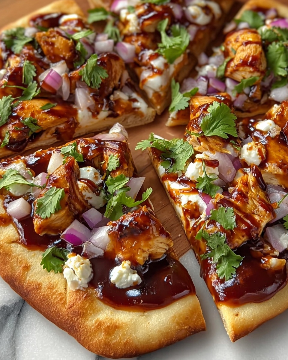 Rotisserie Chicken BBQ Flatbread Recipe - Recipe Image