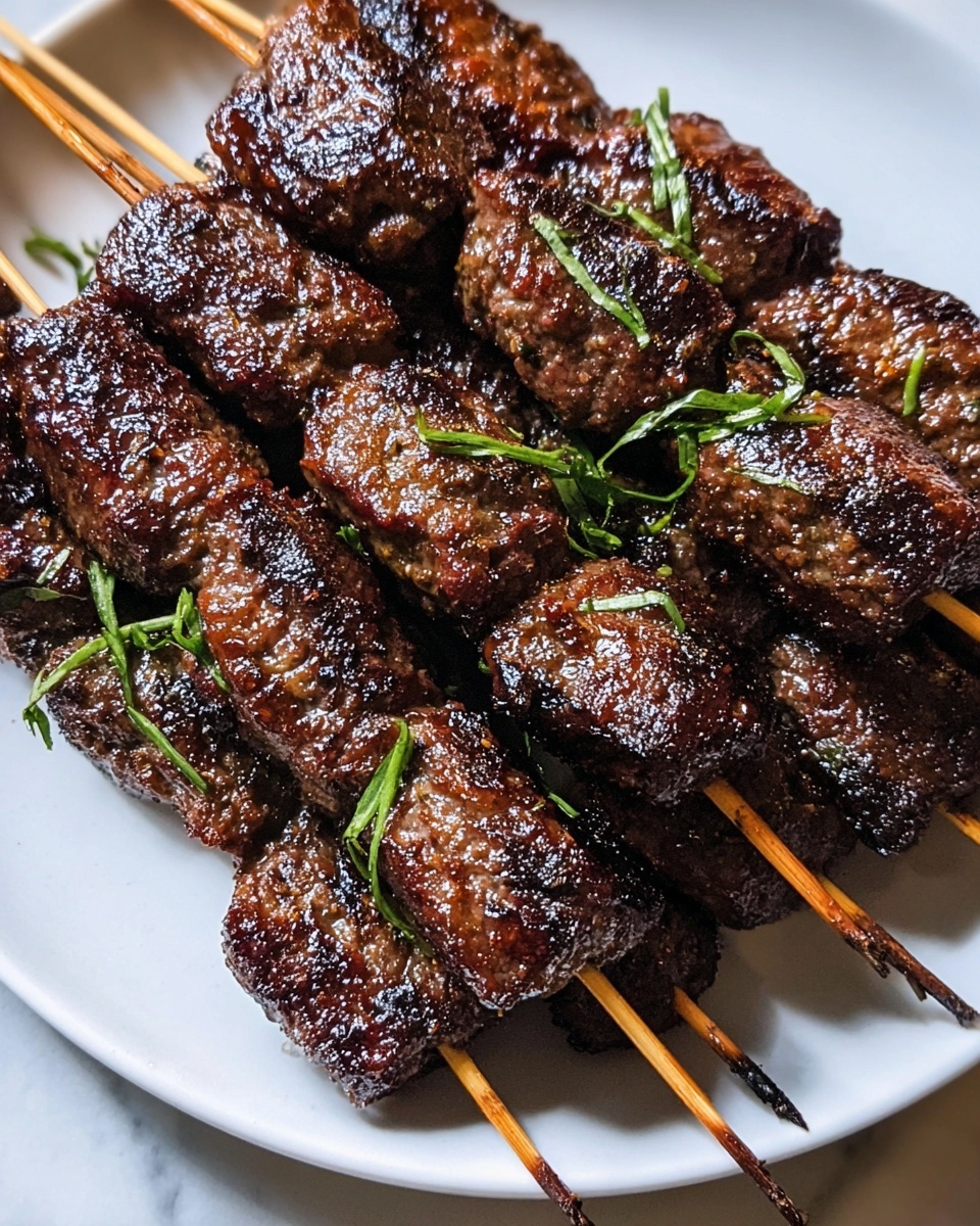 Spiced Beef and Lamb Kofta Kebabs with Tzatziki and Greek Sides Recipe - Recipe Image