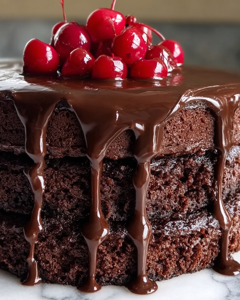 Chocolate Cherry Dr Pepper Cake Recipe - Recipe Image