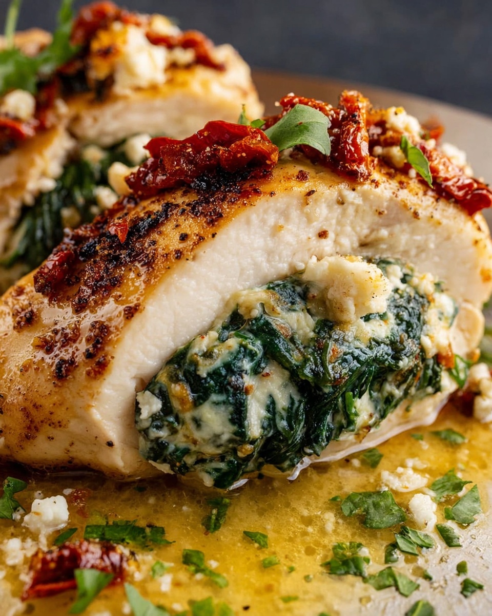 Spinach and Cheese-Stuffed Chicken Breast Recipe - Recipe Image