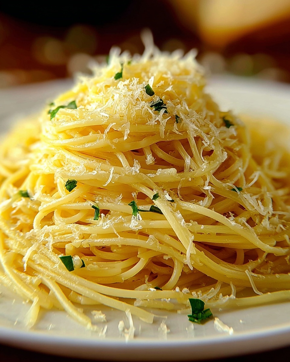 Easy Butter Garlic Spaghetti Recipe - Recipe Image