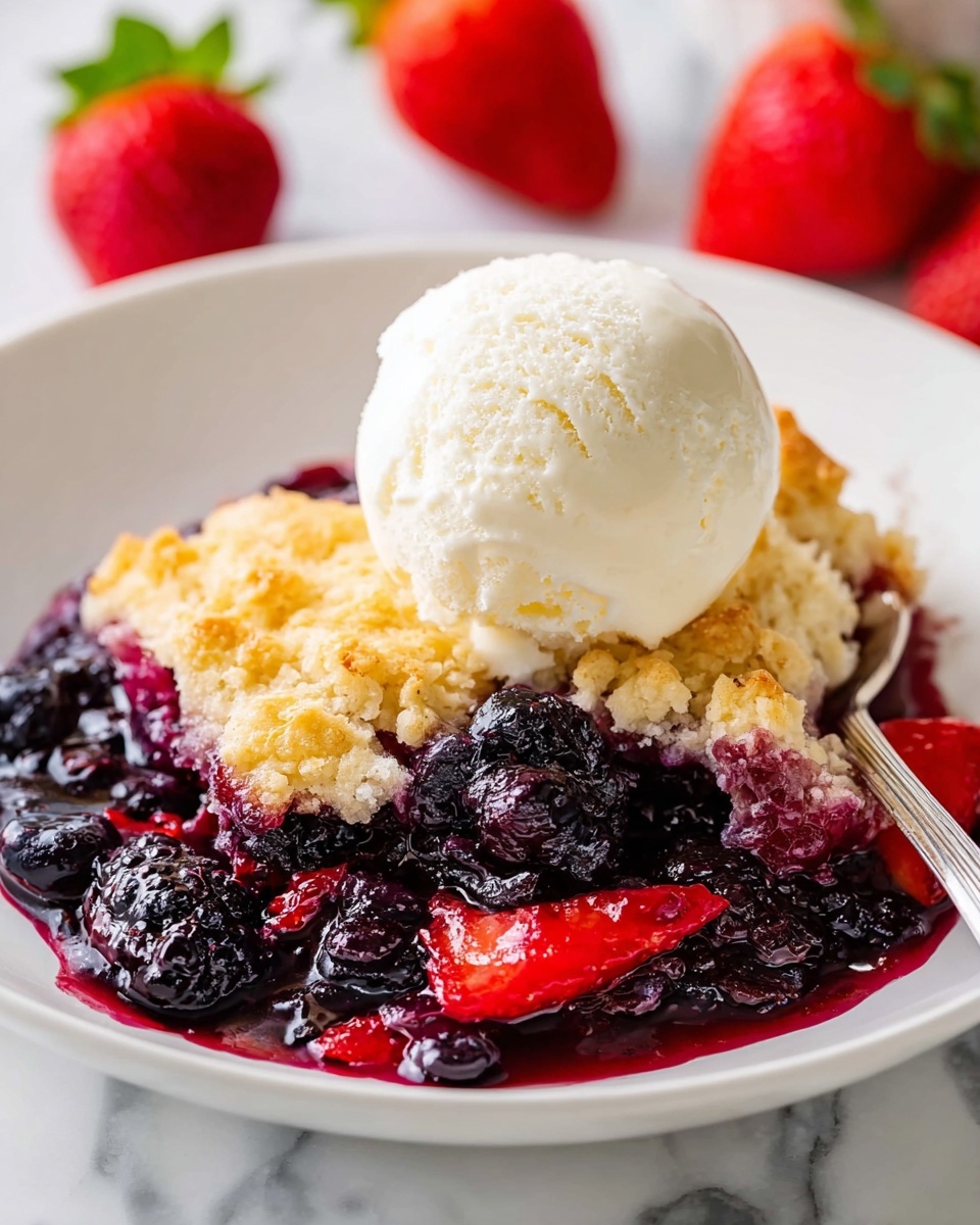 Mixed Berry Cobbler Recipe - Recipe Image
