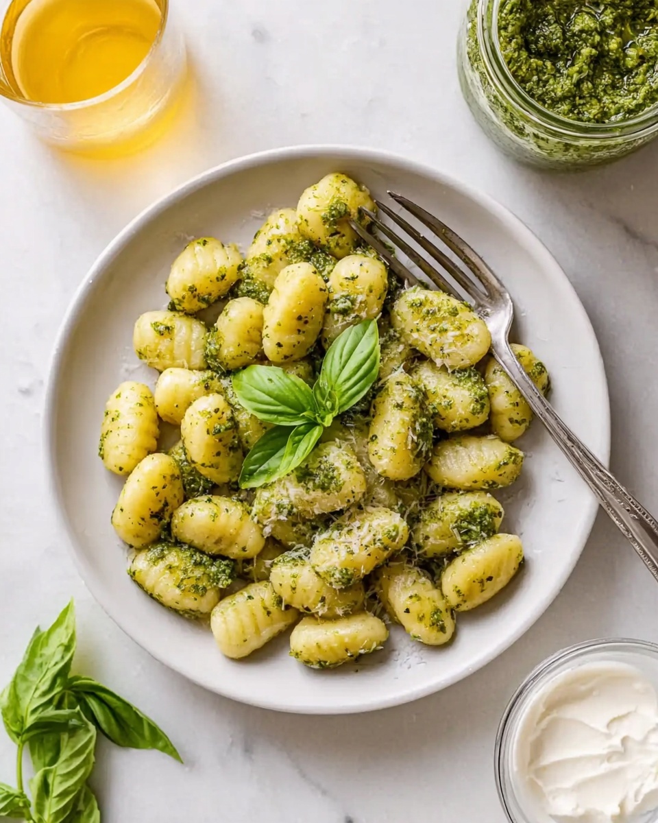 Creamy Pesto Gnocchi for Two Recipe - Recipe Image