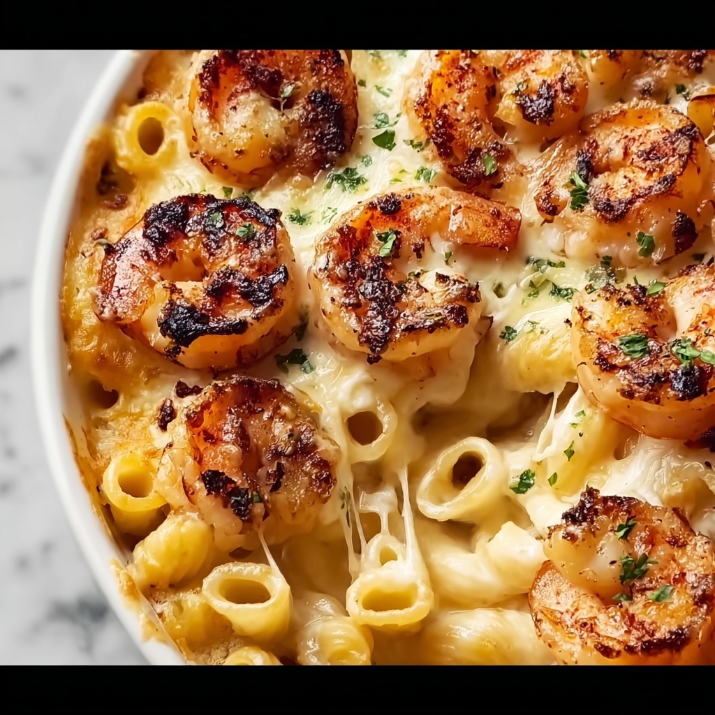 Garlic Shrimp Pasta Bake Recipe - Recipe Image