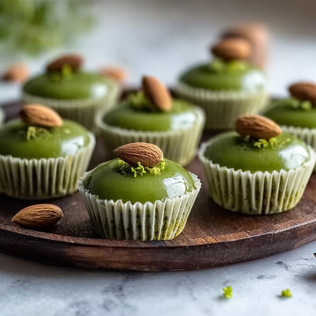 Matcha Coconut Almond Butter Cups Recipe - Recipe Image