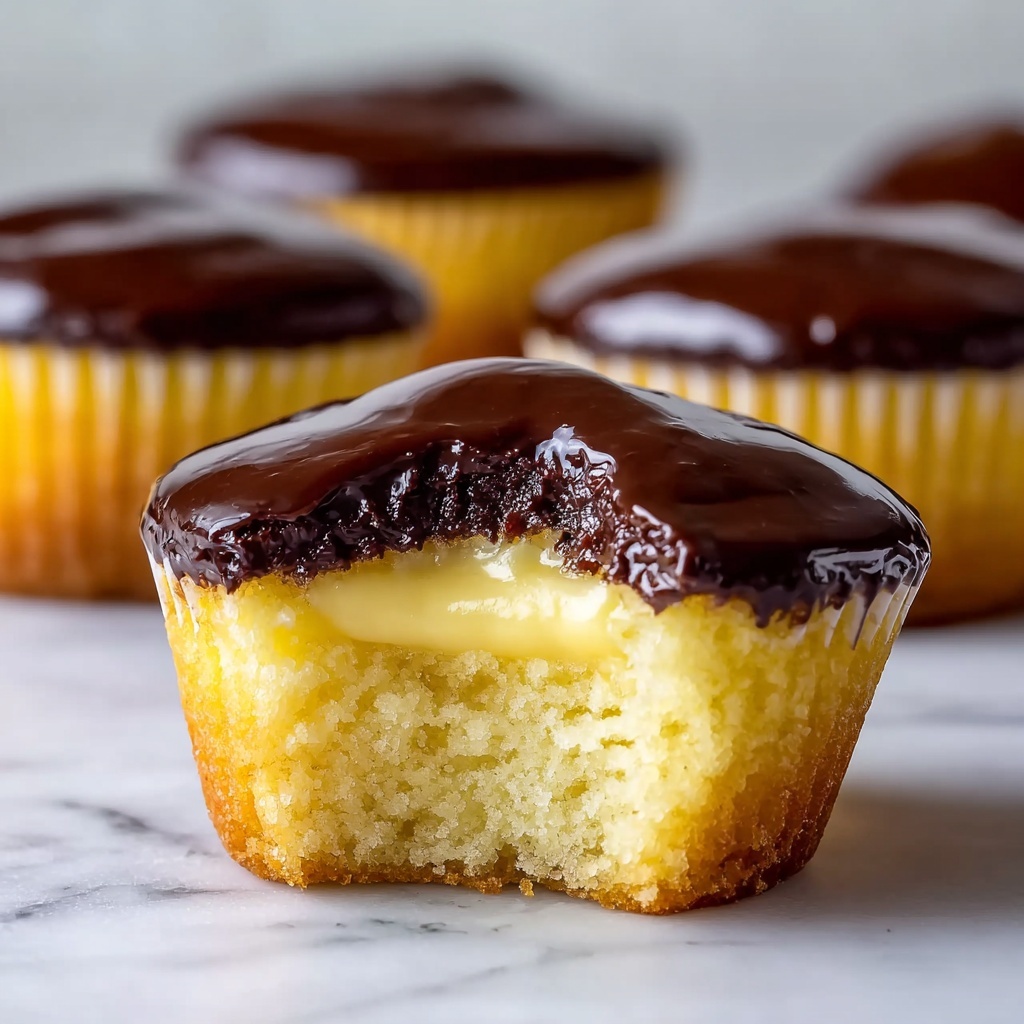 Boston Cream Pie Cupcakes Recipe - Recipe Image