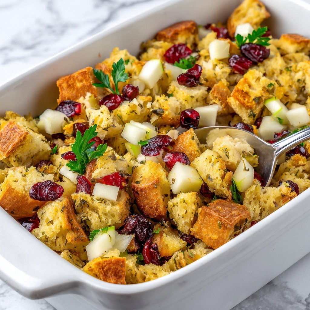 Apple Cranberry Stuffing Recipe - Recipe Image