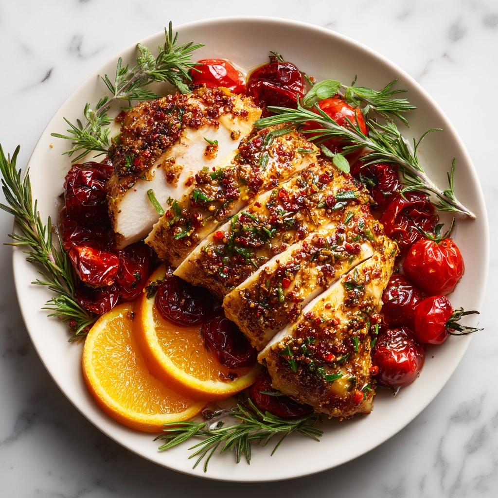 Roasted Turkey Breast with Garlic Herb Butter Recipe - Recipe Image