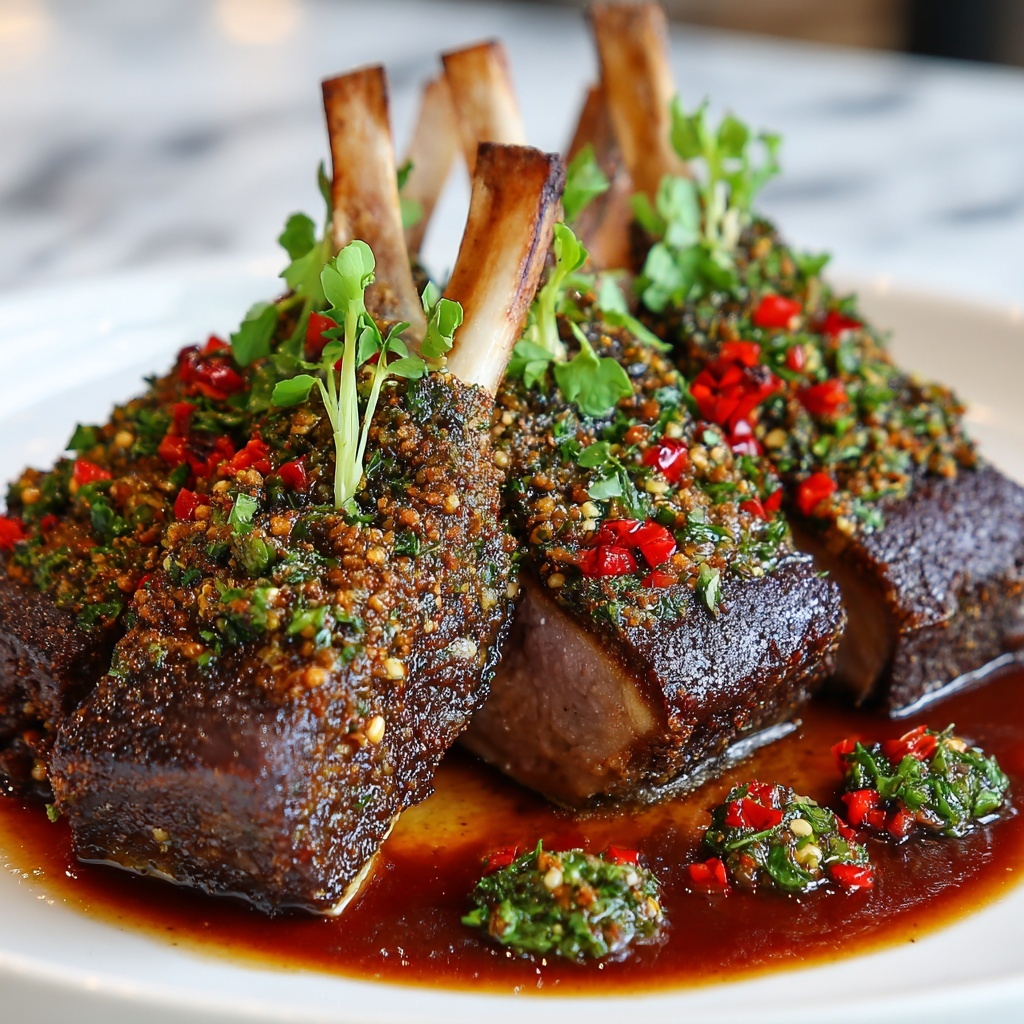 Herb-Crusted Rack of Lamb Recipe - Recipe Image