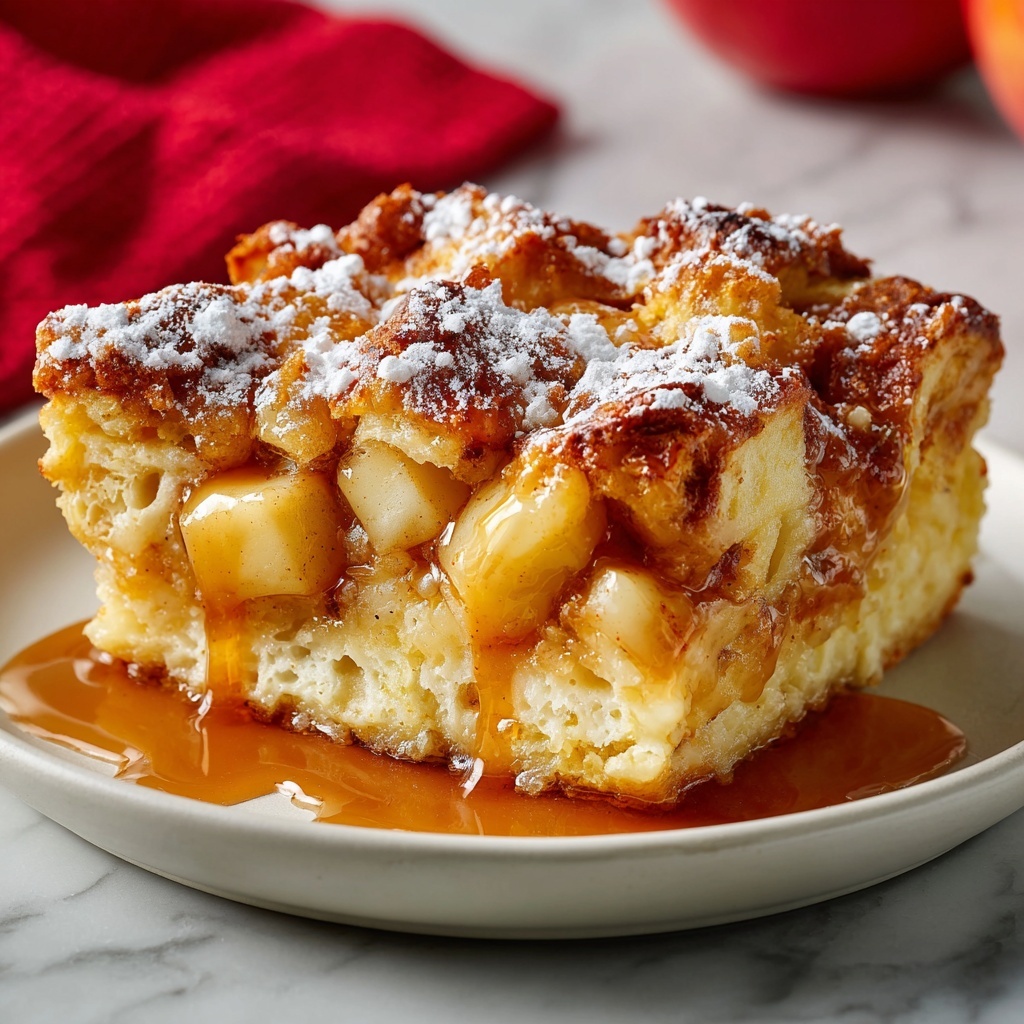 Caramel Apple Bread Pudding Recipe - Recipe Image