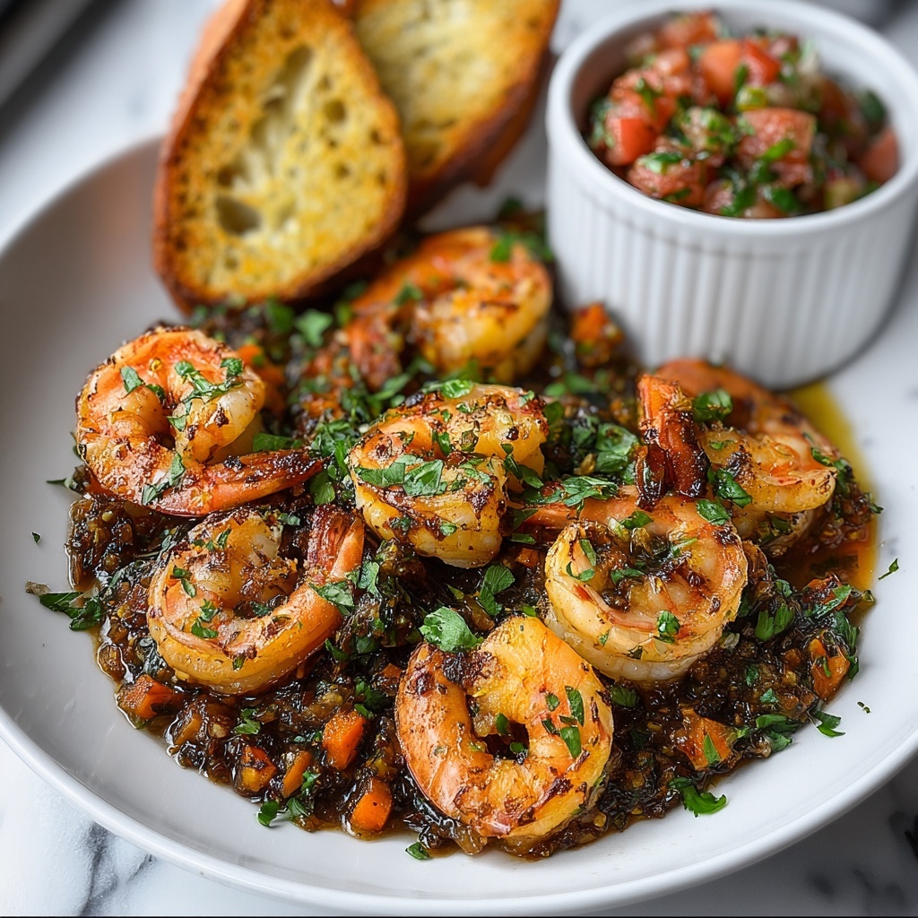 Pan Seared Chimichurri Shrimp Recipe - Recipe Image