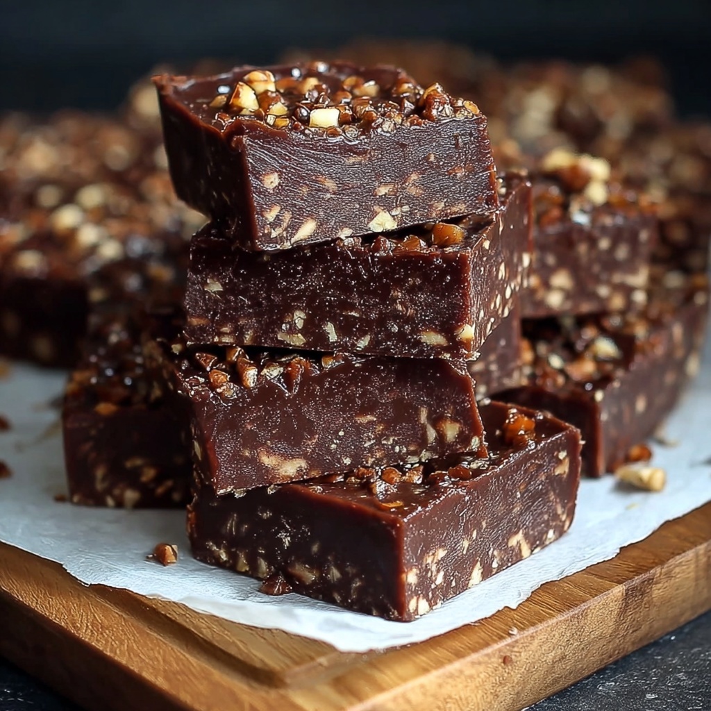 Chocolate Peanut Butter Crunch Bars Recipe - Recipe Image