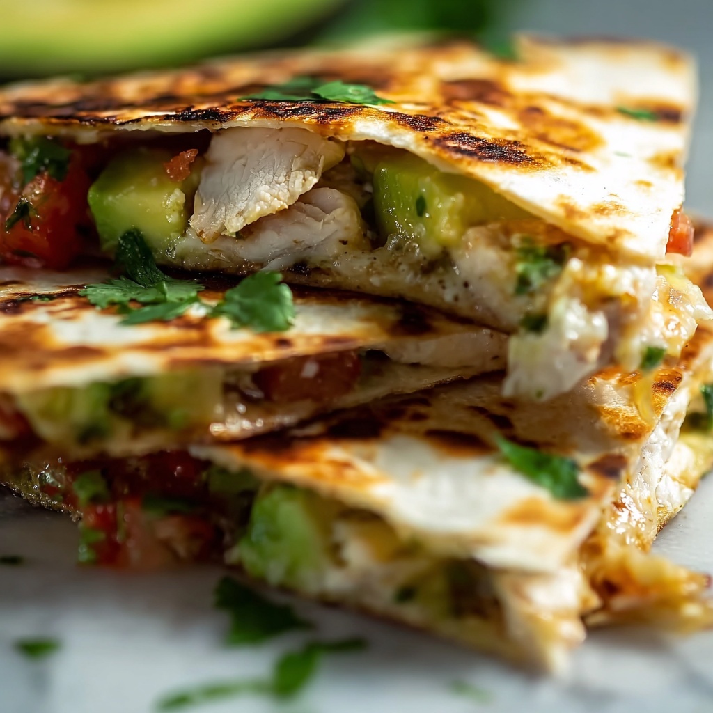 Chicken and Avocado Quesadillas Recipe - Recipe Image