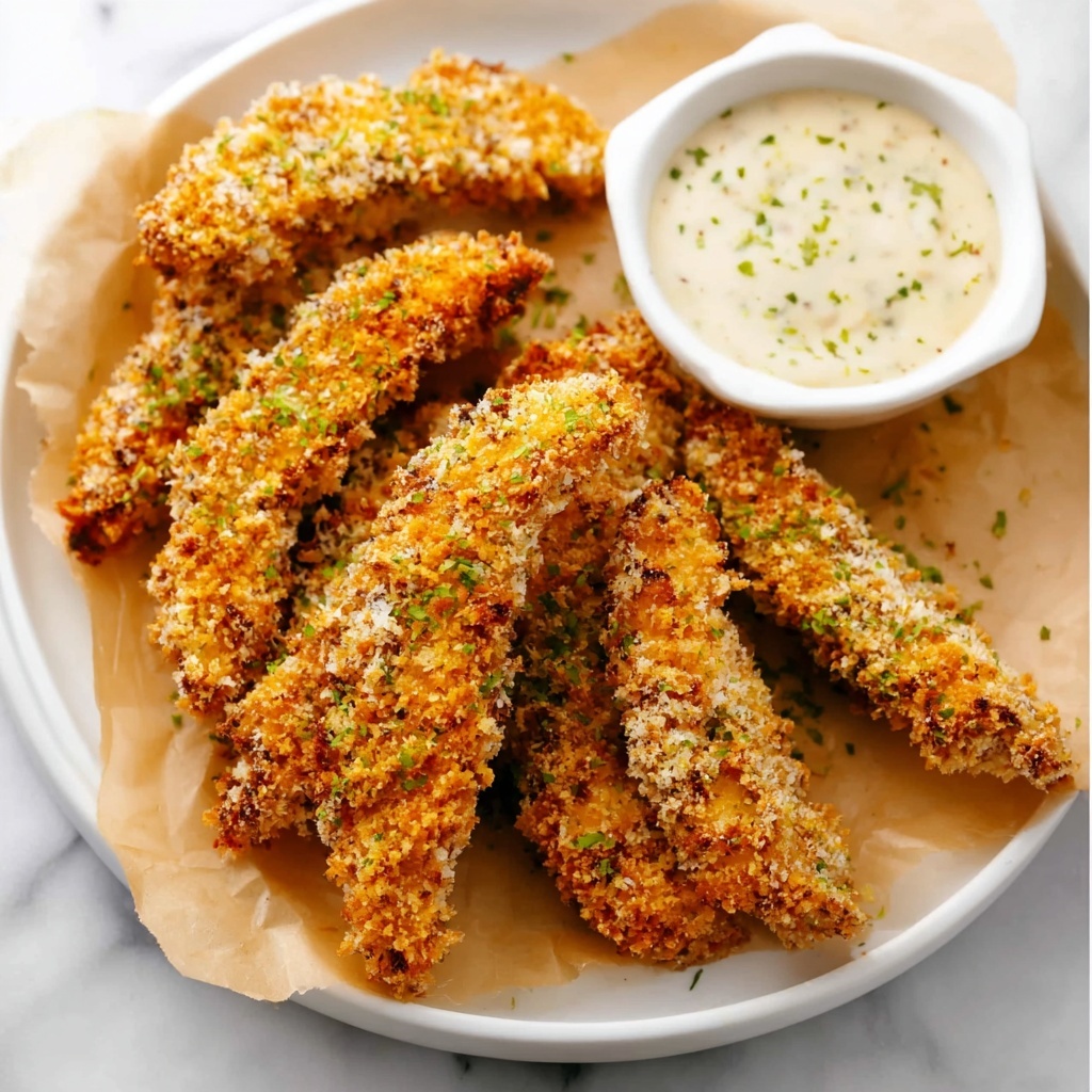 Garlic Parmesan Chicken Tenders Recipe - Recipe Image
