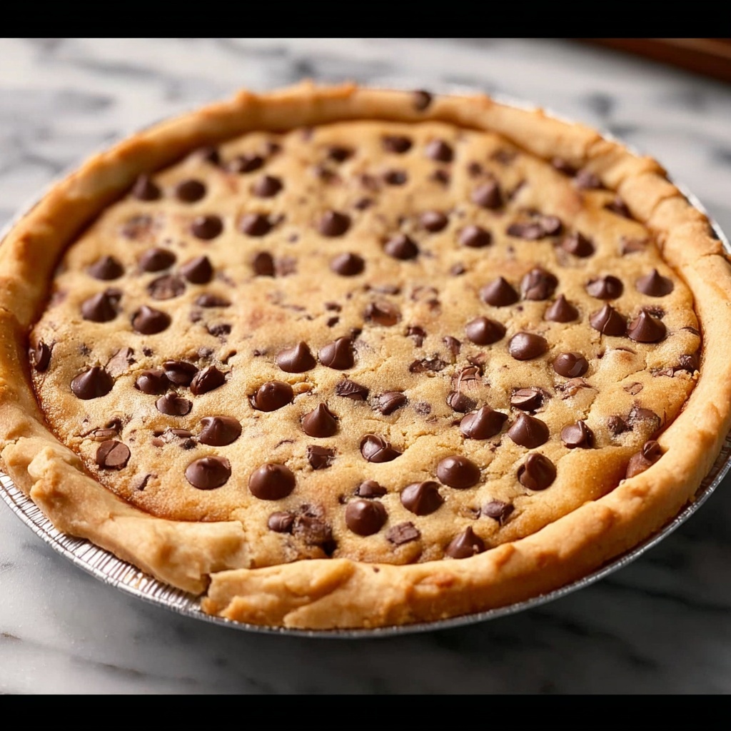 Chocolate Chip Cookie Pie Recipe - Recipe Image