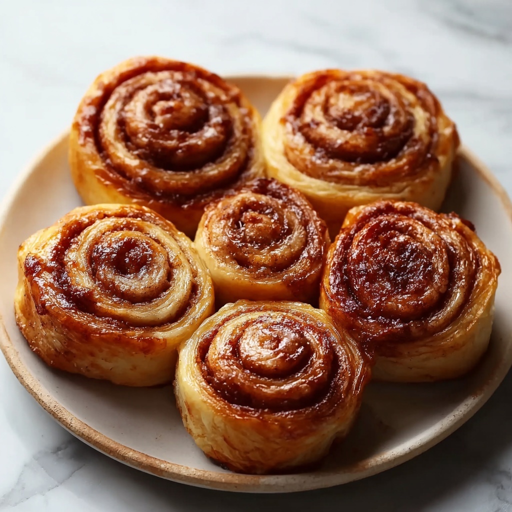 Quick Puff Pastry Cinnamon Rolls Recipe - Recipe Image