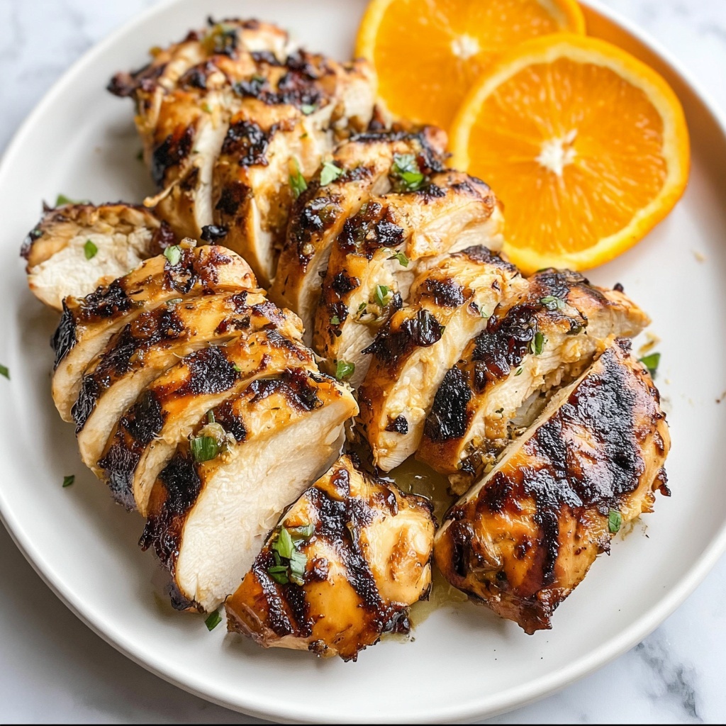 Grilled Orange Honey Chicken Recipe - Recipe Image