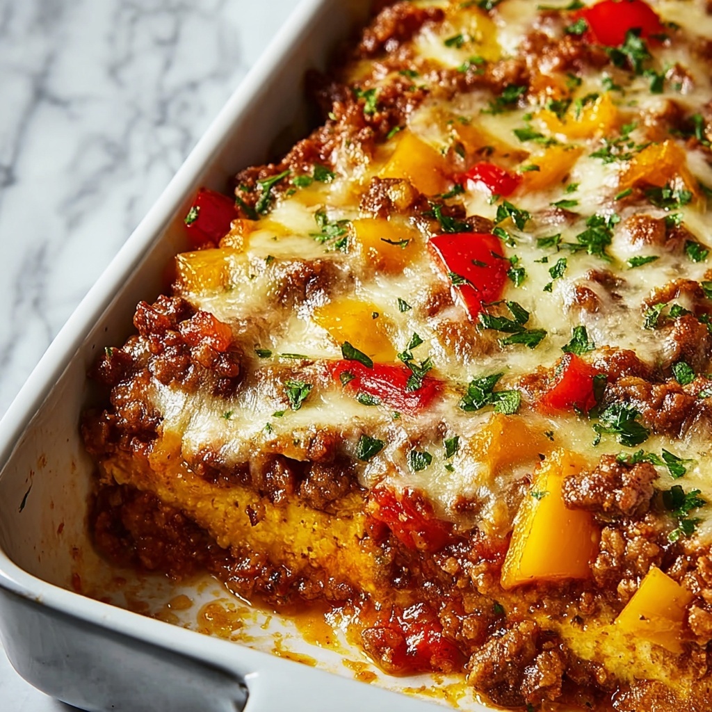 Homestyle Ground Beef Casserole Recipe - Recipe Image