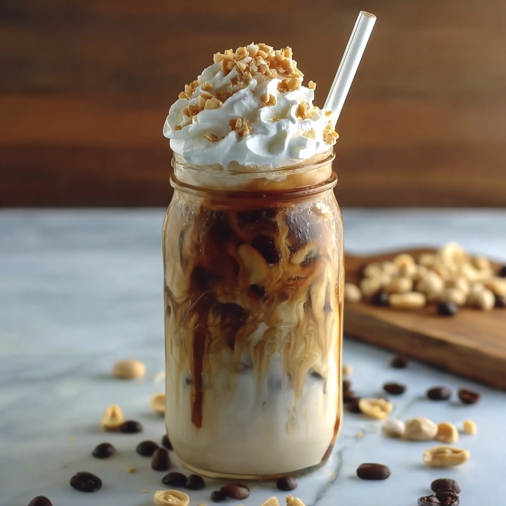 Caramel Iced Coffee with Hazelnut Syrup Recipe - Recipe Image