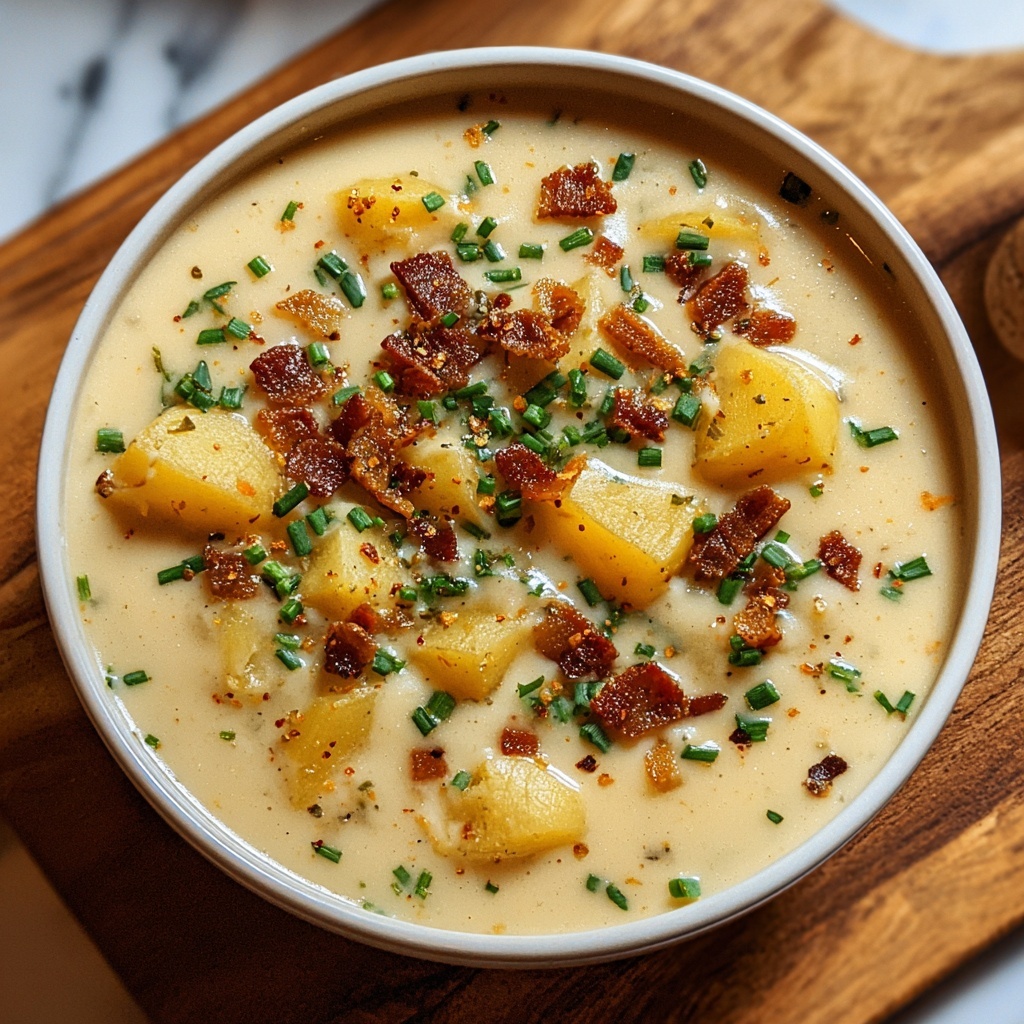 Fashioned Loaded Potato Soup Recipe - Recipe Image