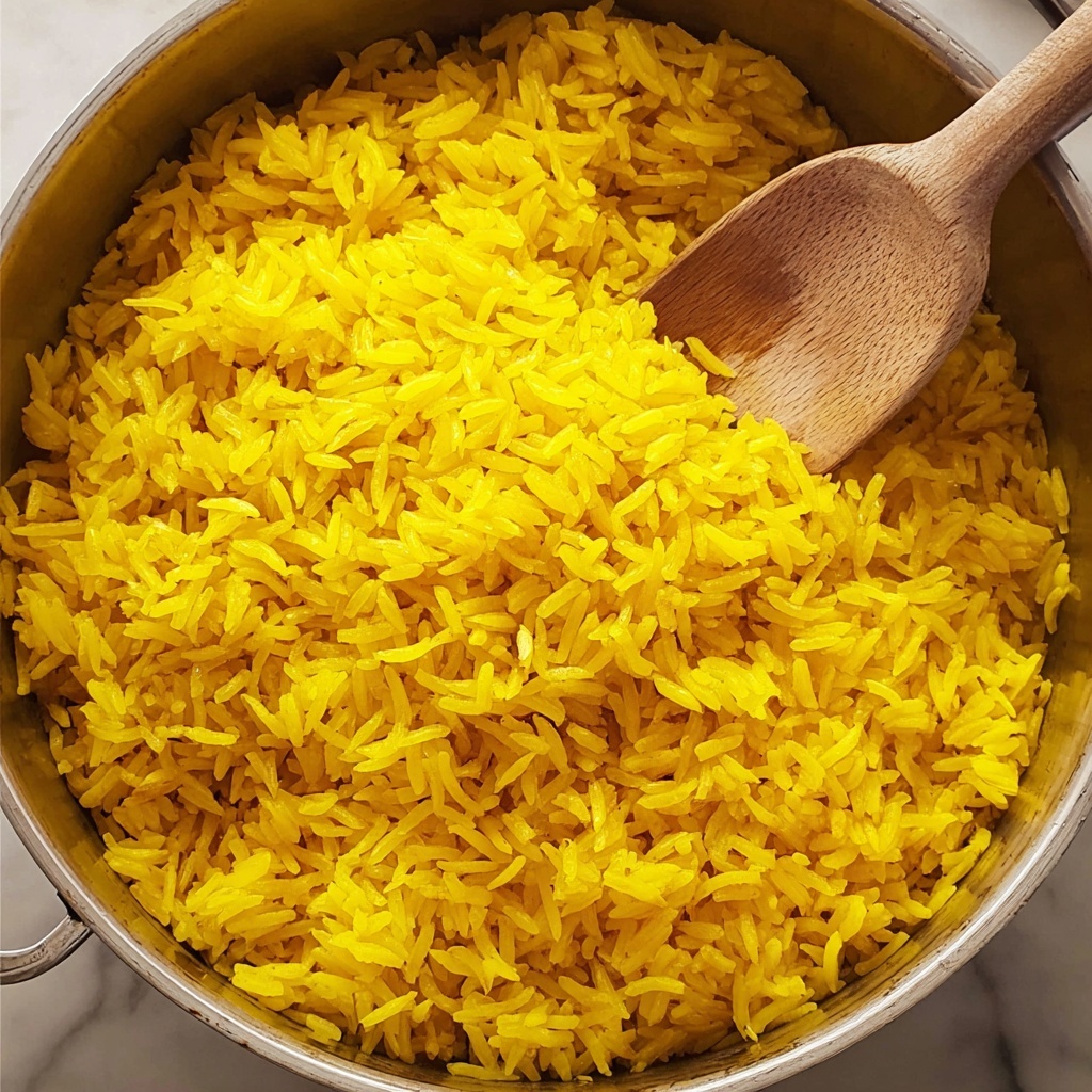 Garlic Turmeric Rice Recipe - Recipe Image