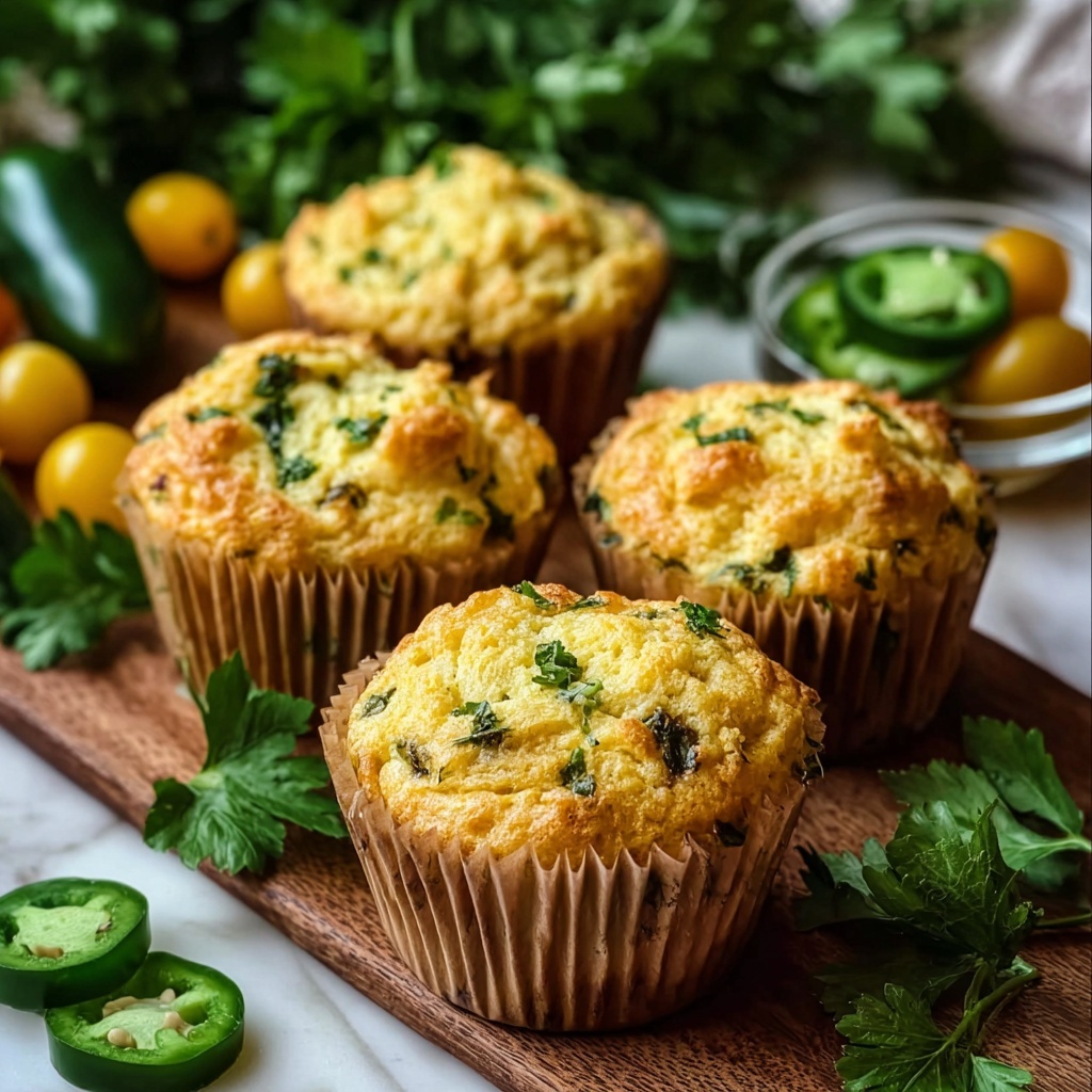 Jalapeño Cornbread Muffins with Cream Cheese Filling Recipe - Recipe Image