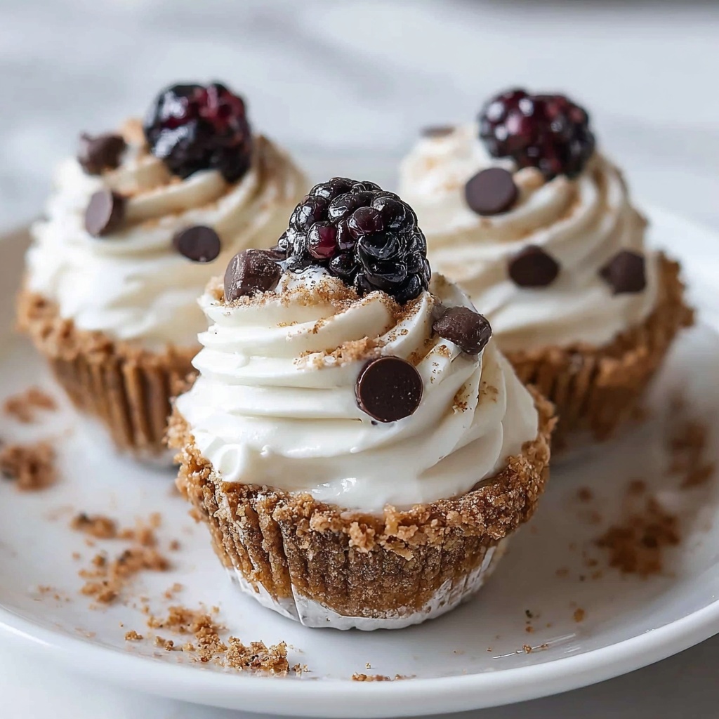 Cheesecake Cookie Cups with Chocolate Chips Recipe - Recipe Image