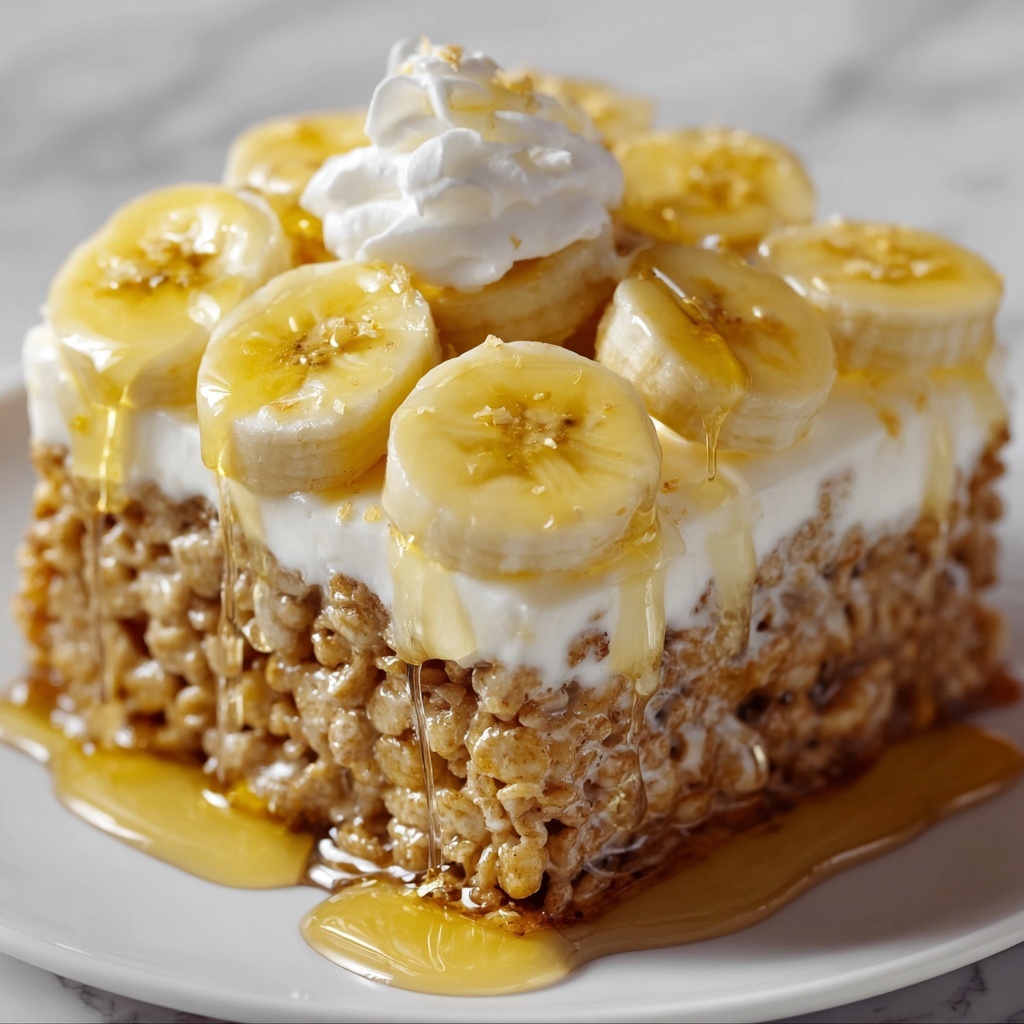 Banana Pudding Rice Krispies Assembly Recipe - Recipe Image