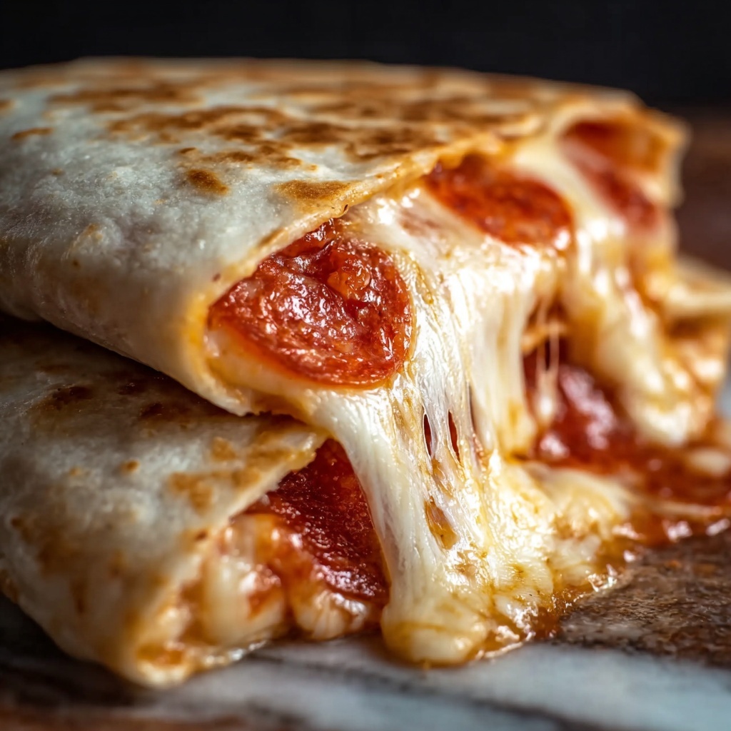 Pepperoni Pizza Quesadillas Recipe - Recipe Image