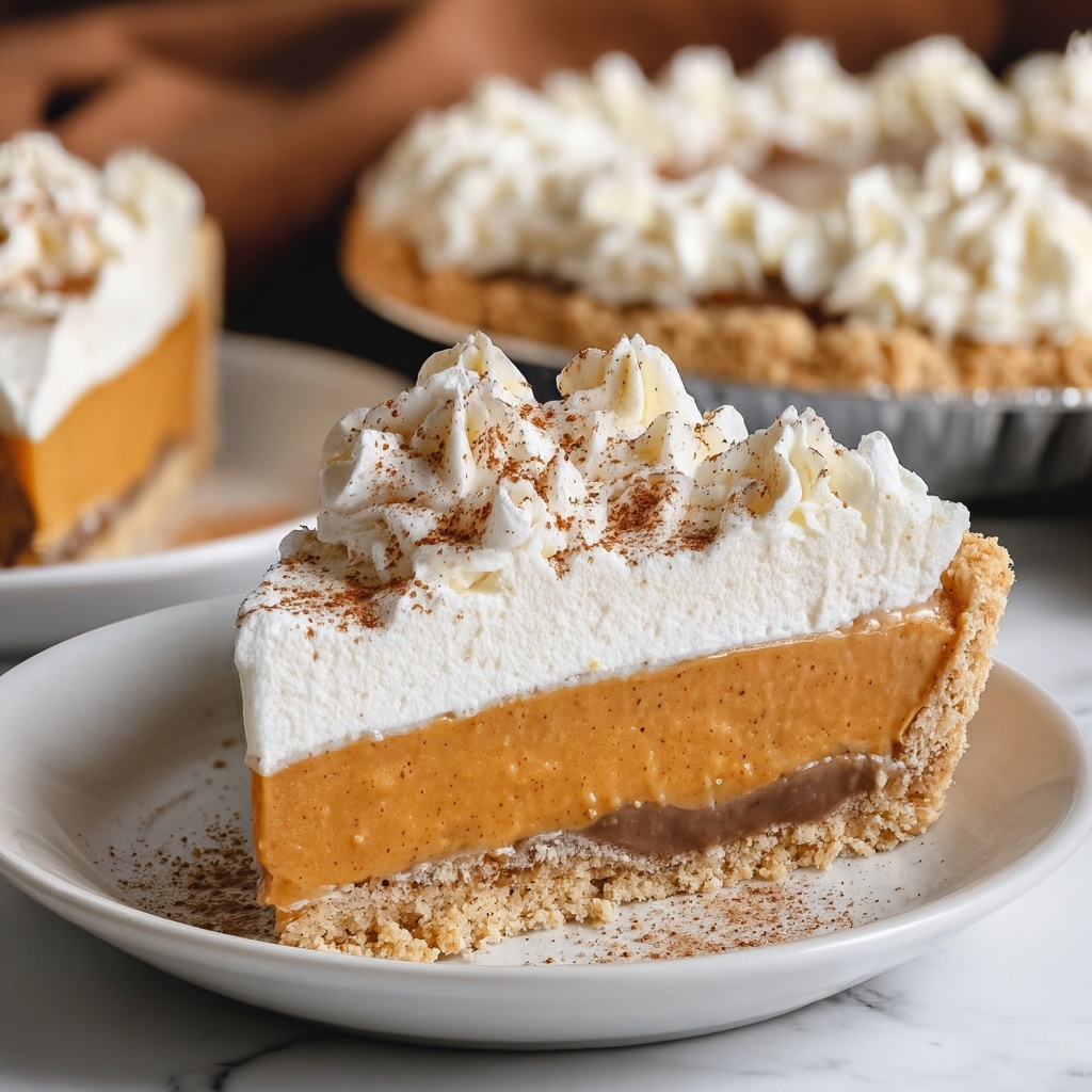 No Bake Pumpkin Pie Recipe - Recipe Image