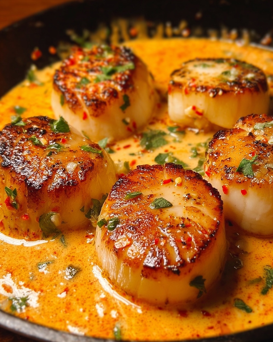 Spicy Coconut Curry Scallops Recipe - Recipe Image