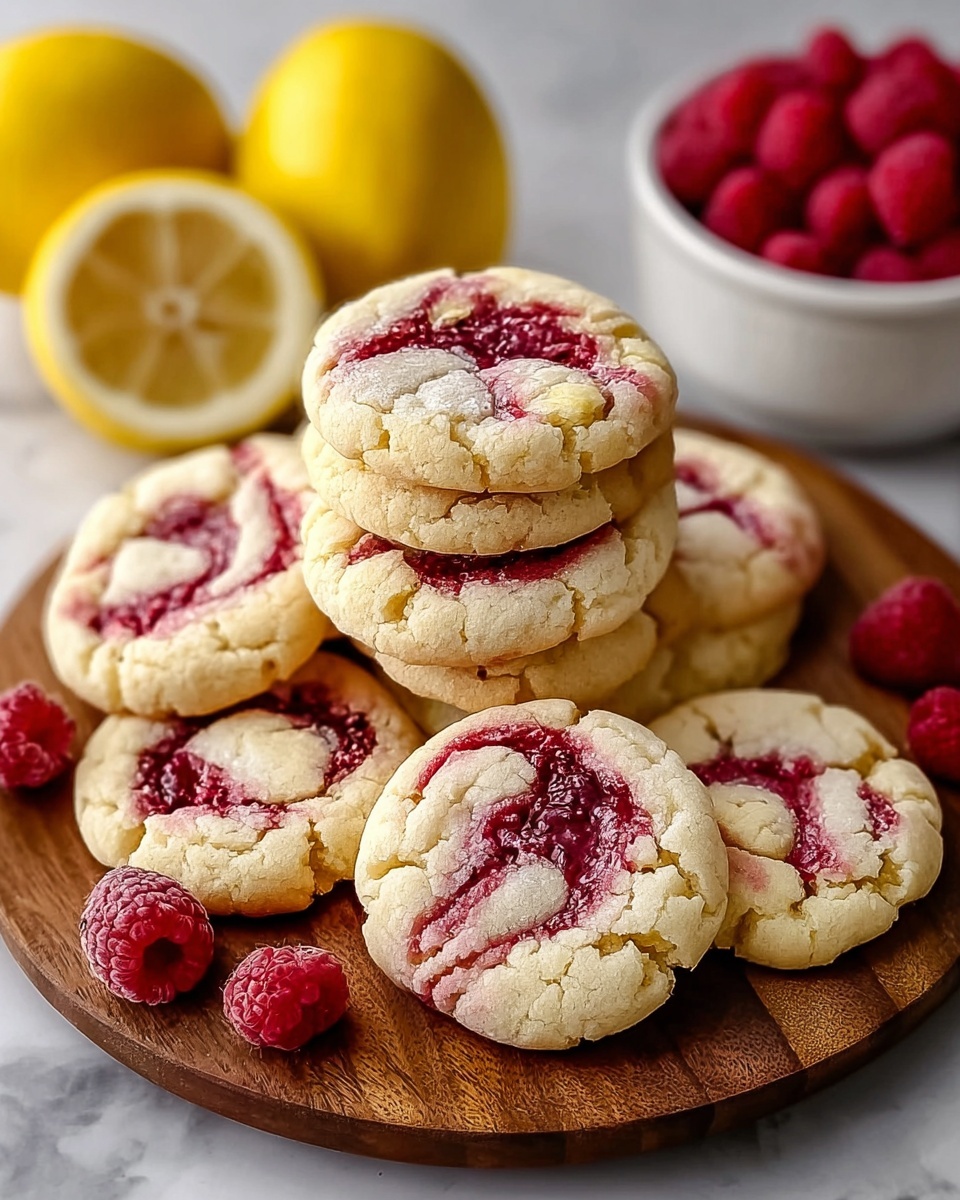 Lemon Raspberry Cookies Recipe - Recipe Image