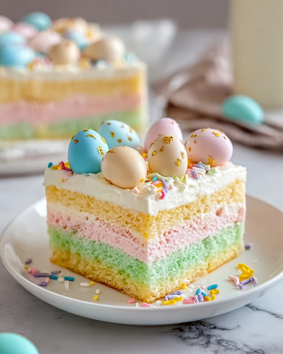 Easter Poke Cake Recipe - Recipe Image