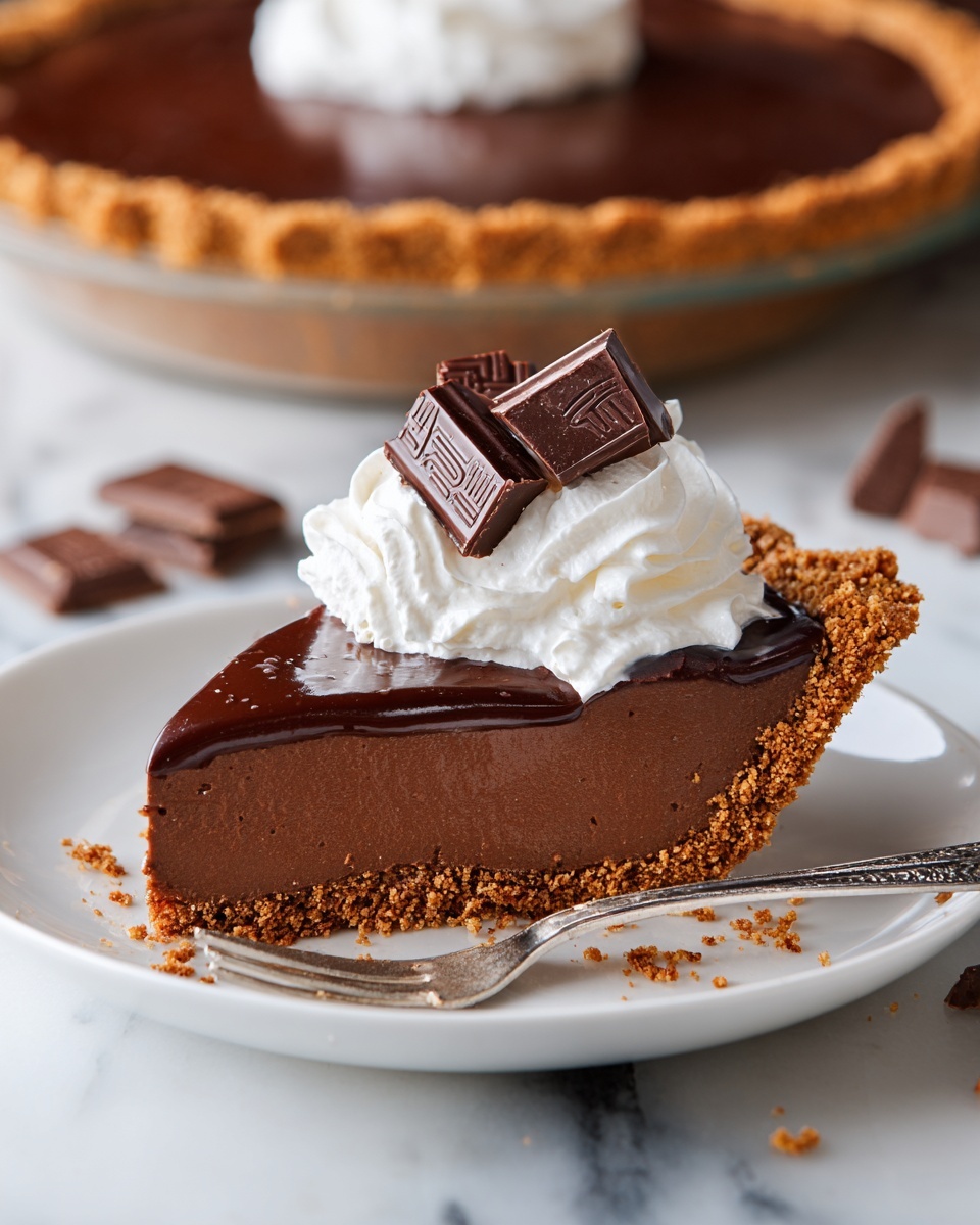 Keto Chocolate Pie Recipe - Recipe Image